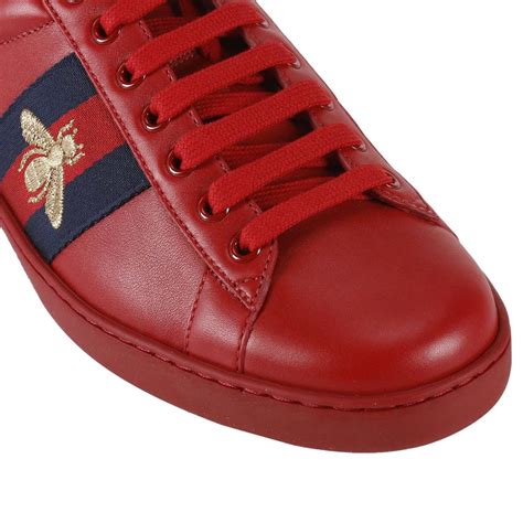 zapatos gucci rojos hombre|tenis Gucci de hombre.